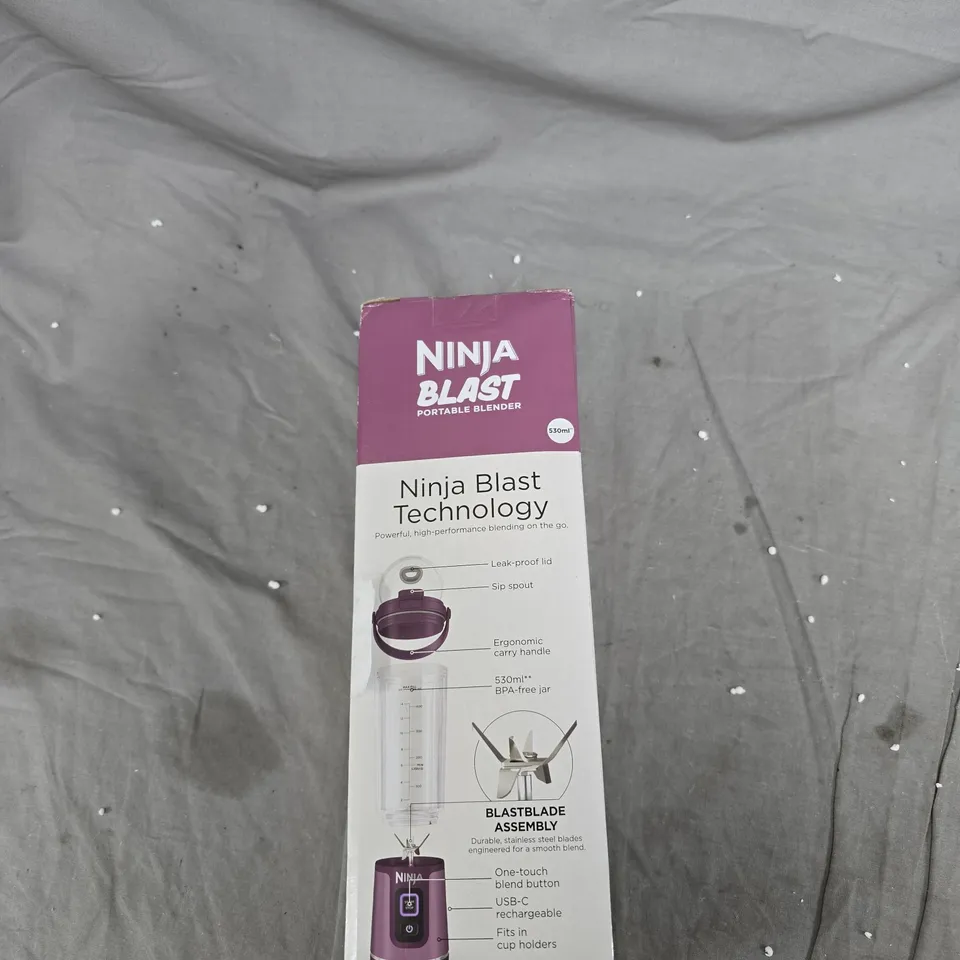 NINJA BLAST RECHARGEABLE BLENDER BC151UK PASSION FRUIT