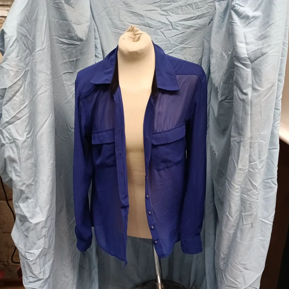 GUESS LOS ANGELES BLUE SMALL WOMENS SHIRT