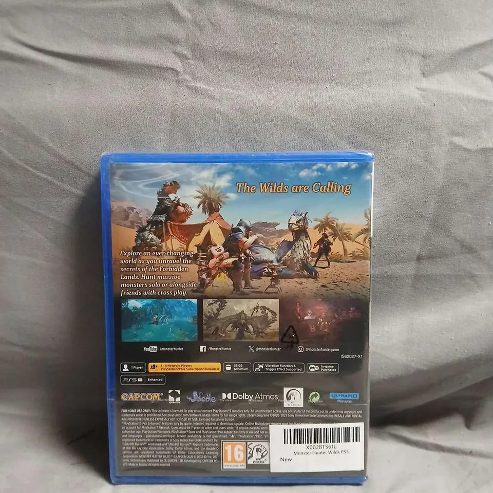 MONSTER HUNTER WORLD PS5 GAME CASE (PS5) – BOXED