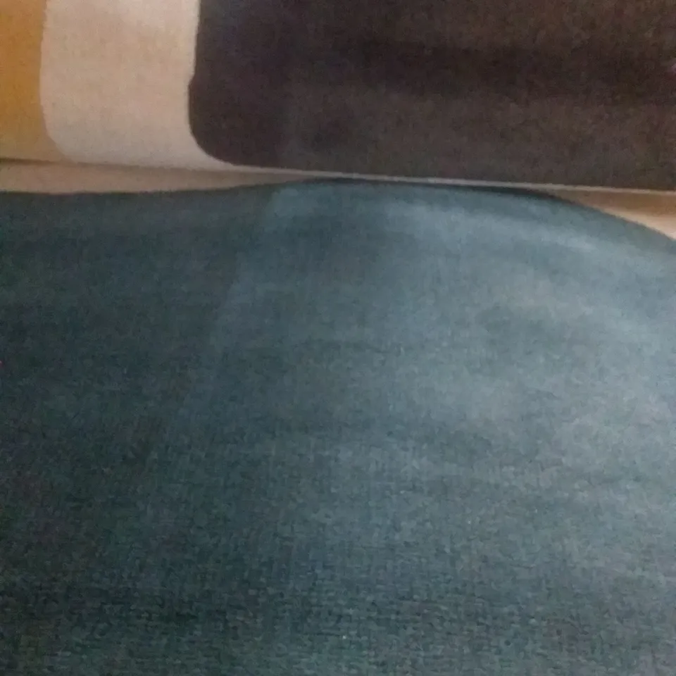 SOFT BEIGE TEAL GREY MUSTARD GEOMETRIC RUG - 160 X 230CM 