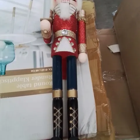 BOXED BRAVICH 24"WOODEN NUTCRACKER SOLIDER 60CM SWORDSMAN