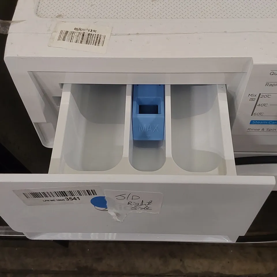 MIDEA 8KG FREESTANDING WASHING MACHINE IN WHITE, MODEL: MF10EW80BA