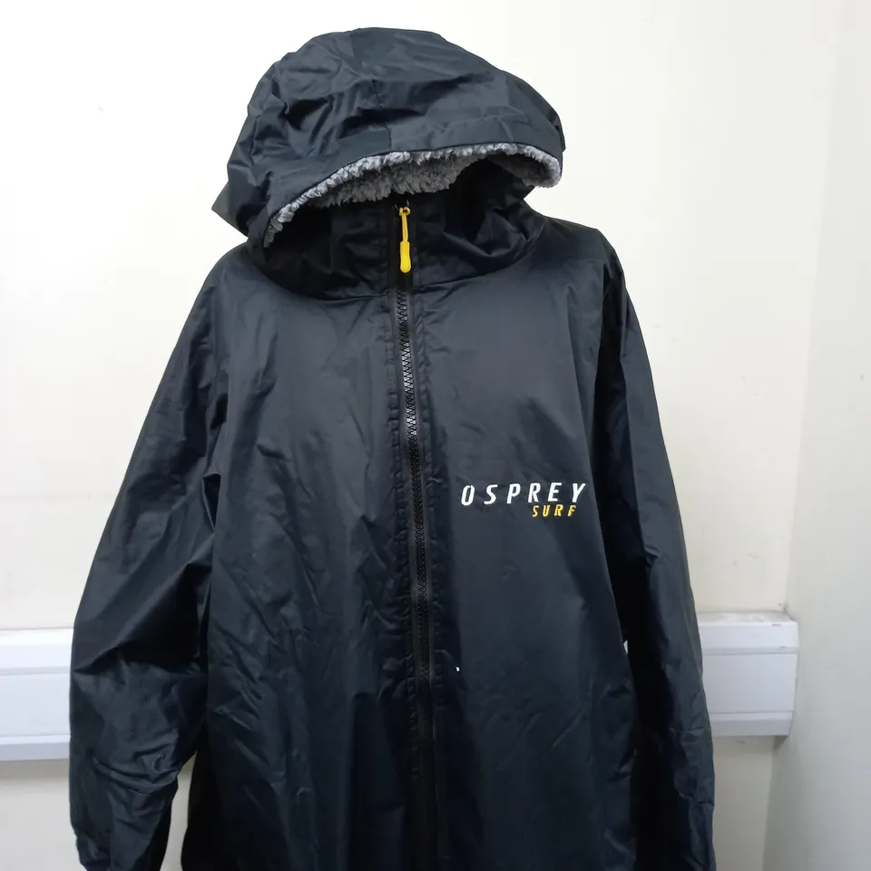 OSPREY SURF LINED COAT IN BLACK XL