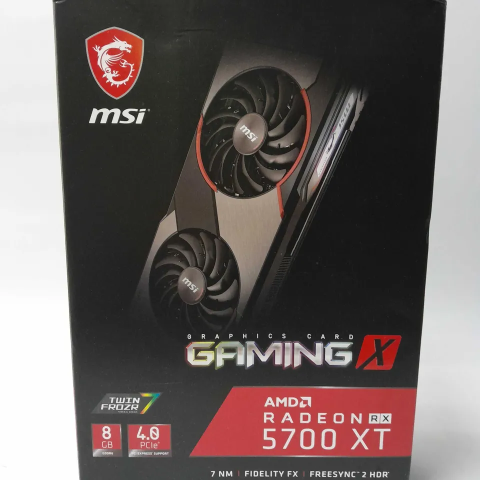 BOXED MSI AMD RADEON RX 5700 XT GRAPHICS CARD