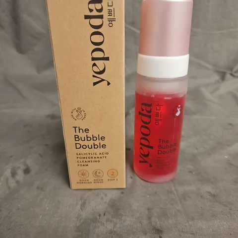 BOXED YEPODA THE BUBBLE DOUBLE SALICYLIC ACID POMEGRANATE CLEANSING FOAM 120ML