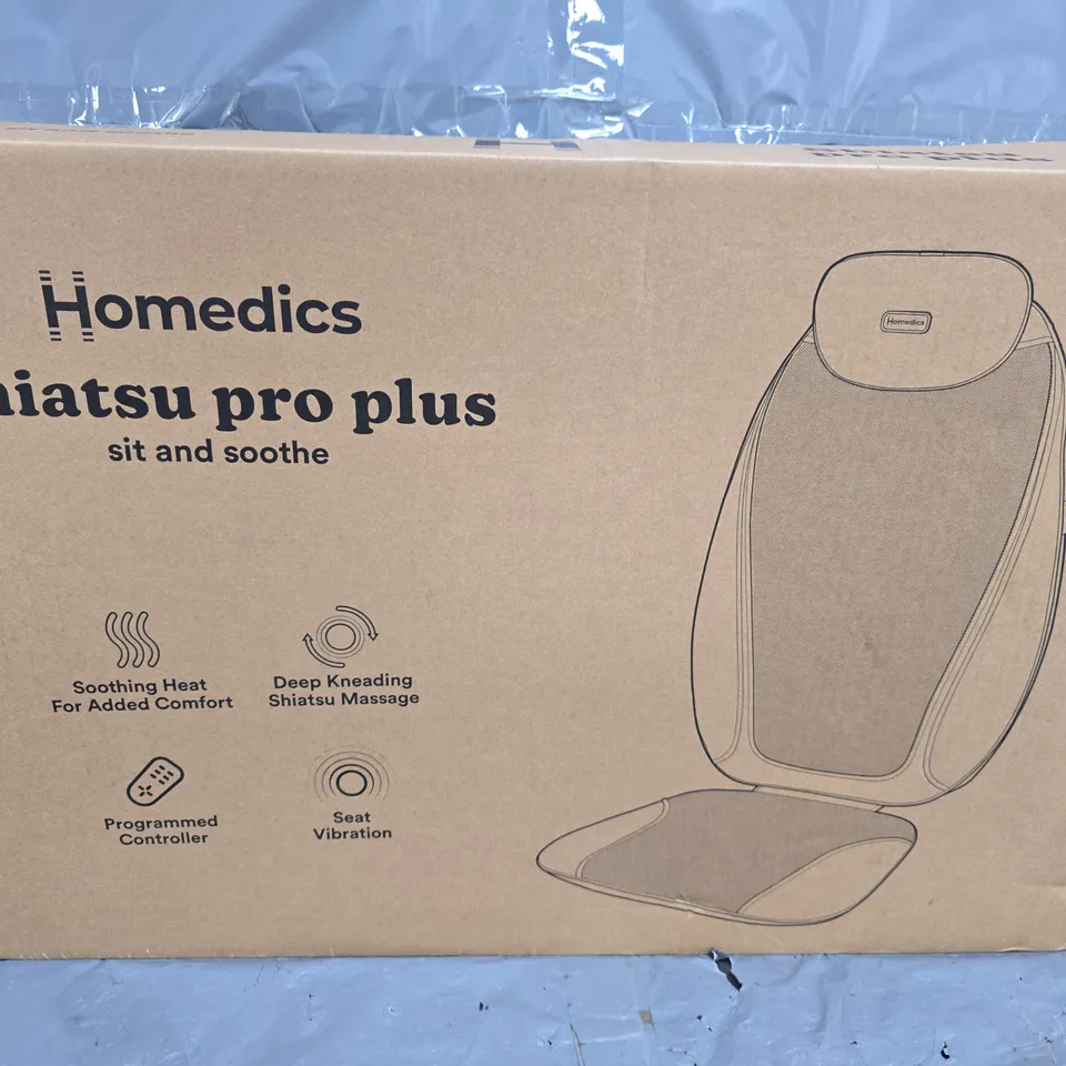 BOXED HOMEDICS SBM-350H SHIATSU PRO PLUS MASSAGER