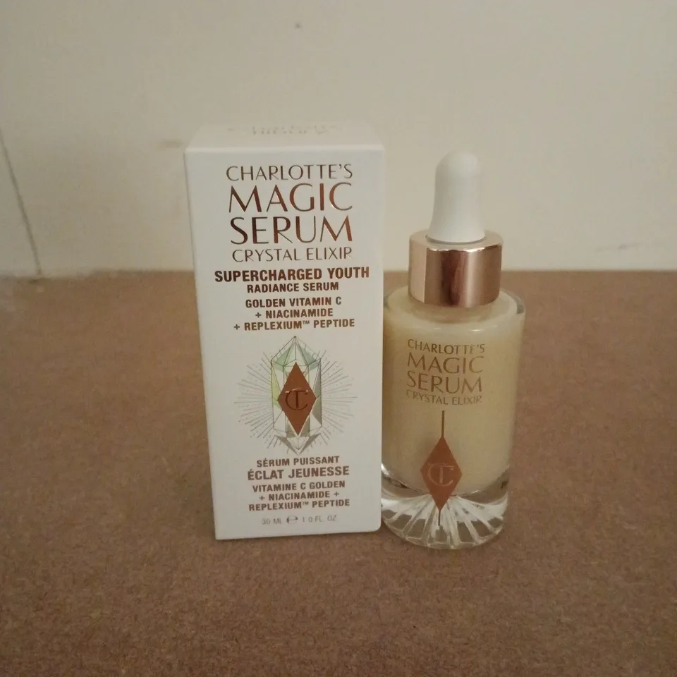 BOXED CHARLOTTE TILBURY MAGIC SERUM CRYSTAL ELIXIR (30ML)