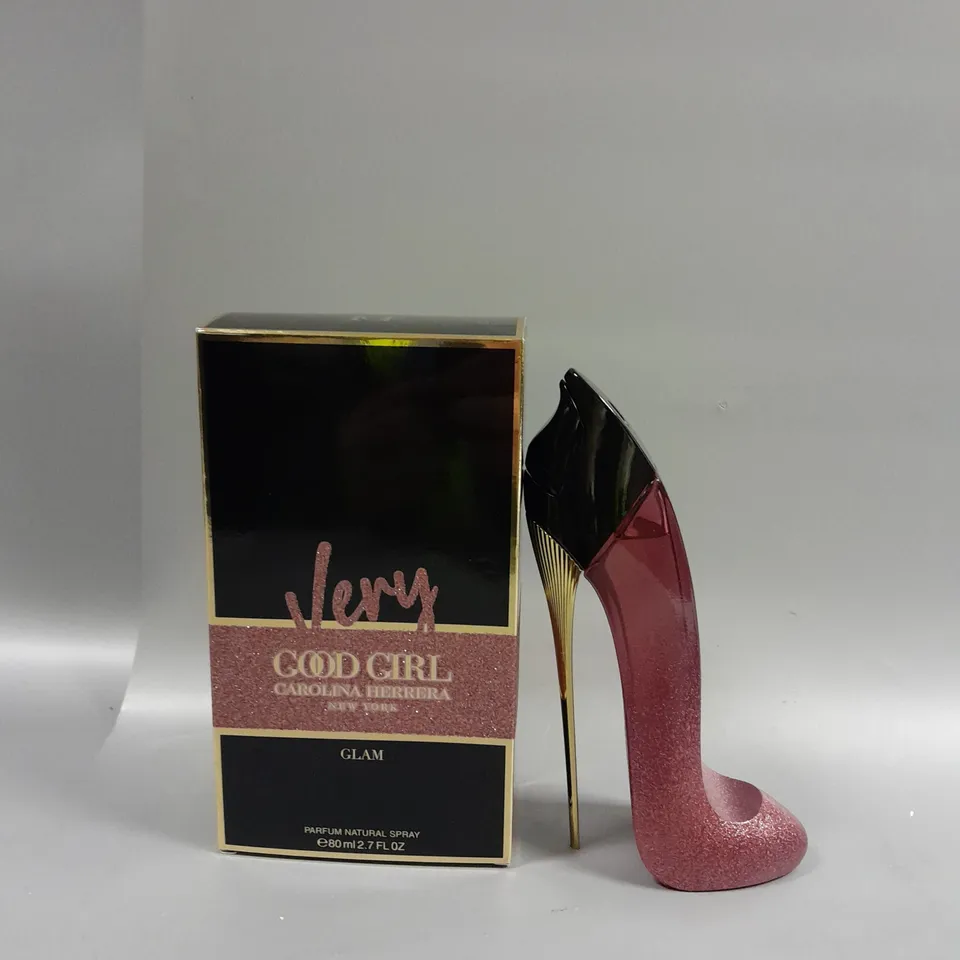 BOXED CAROLINA HERRERA VERY GOOD GIRL GLAM EAU DE PARFUM 80ML RRP £117