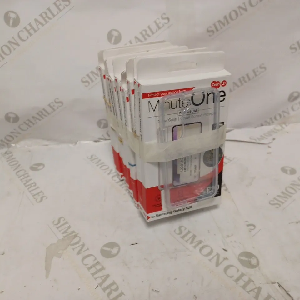 LOT OF 9 MINUTE ONE CLEAR CASE & SCREEN PROTECTOR KITS FOR SAMSUNG GALAXY S22