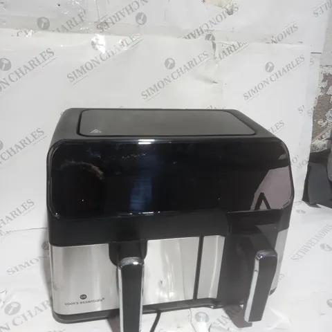 BOXED COOK'S ESSENTIALS 7.7L DUAL AIR FRYER 