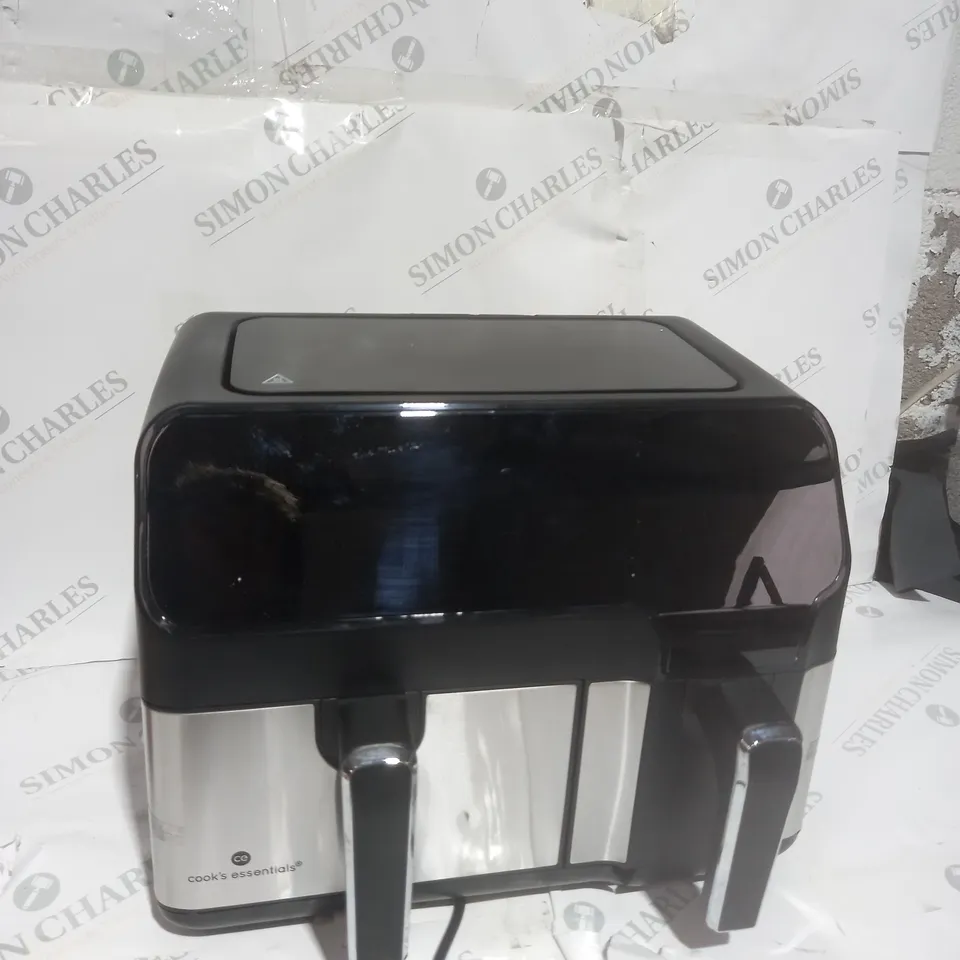 BOXED COOK'S ESSENTIALS 7.7L DUAL AIR FRYER 