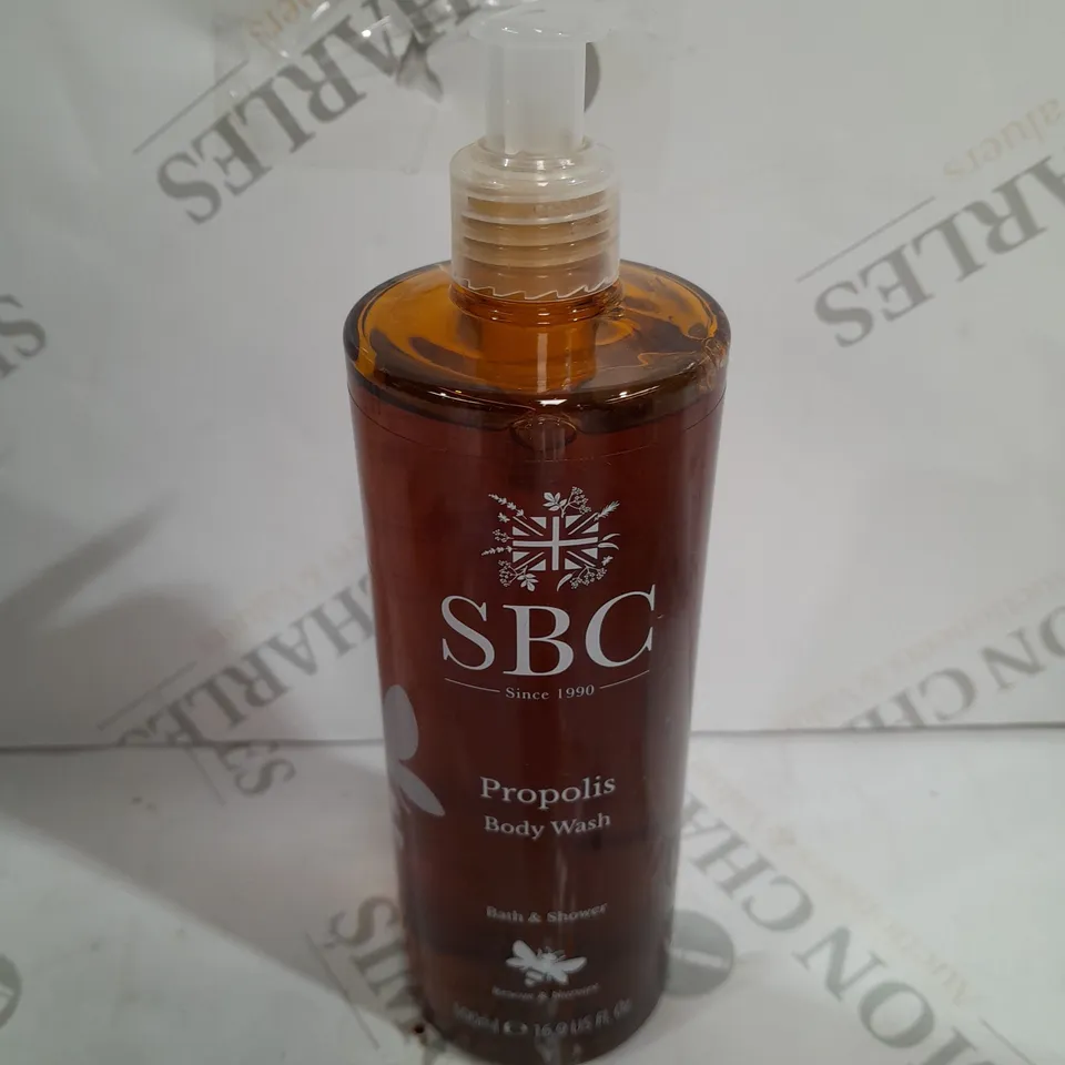 SBC SKINCARE PROPOLIS BODY WASH 500ML - SOOTHING SHOWER GEL AND BUBBLE BATH FOR SENSITIVE SKIN