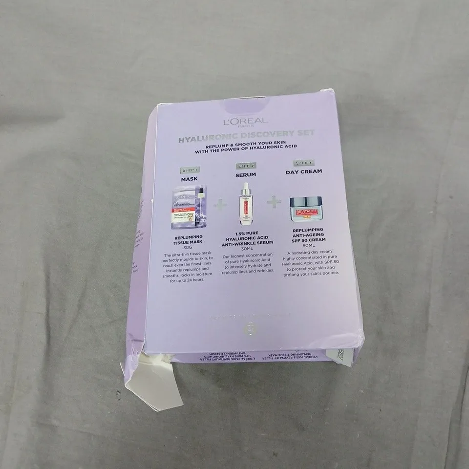 LOREAL HYALURONIC DISCOVERY GIFT SET