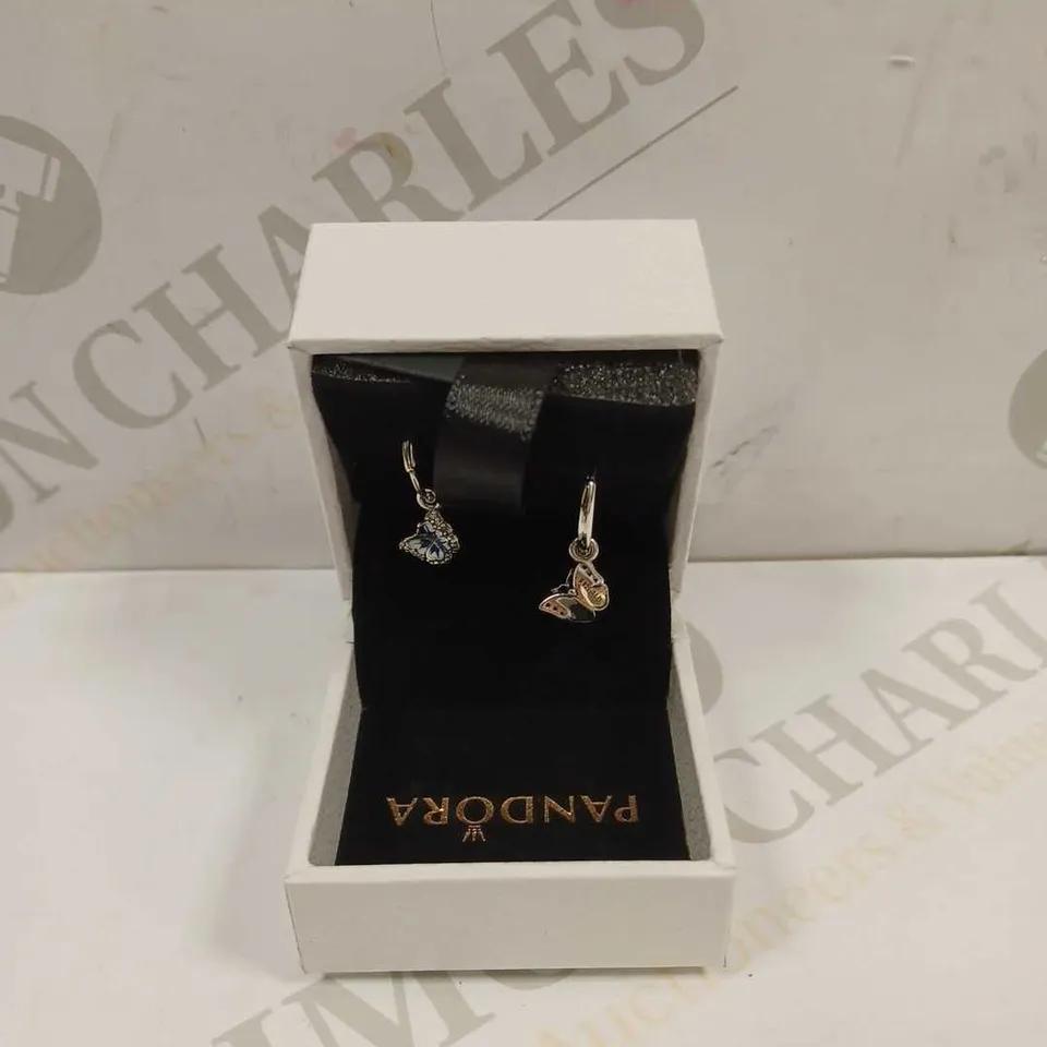 PANDORA SET OF 2 WOMEN'S BUTTERFLY EARRINGS 