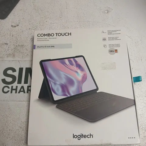 LOGITECH COMBO TOUCH KEYBOARD CASE FOR IPAD PRO 13-INCH (M4) β BLACK GERMAN LAYOUT
