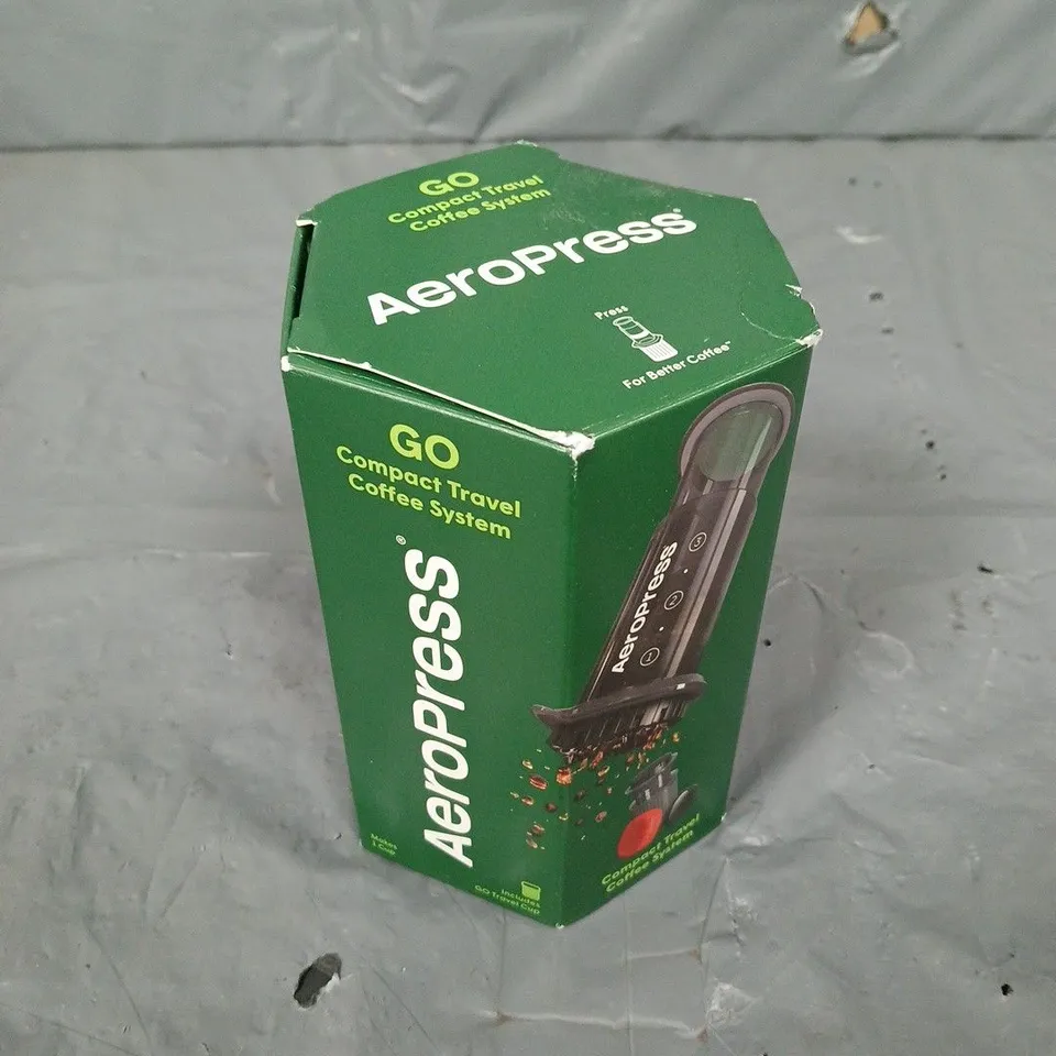 BOXED AERO PRESS GO COMPACT TRAVEL COFFEE SYSTEM  