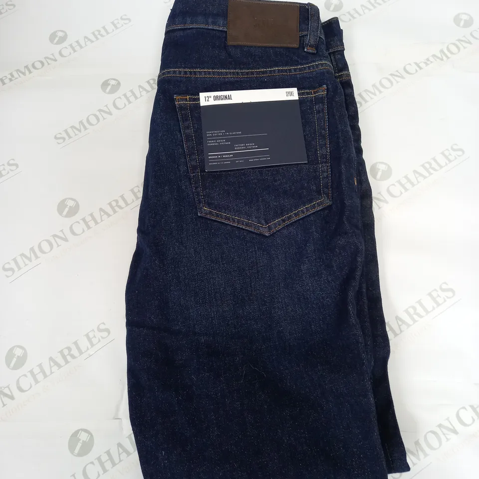 SPOKE NAVY DENIM JEANS 12 ORIGINAL - W33
