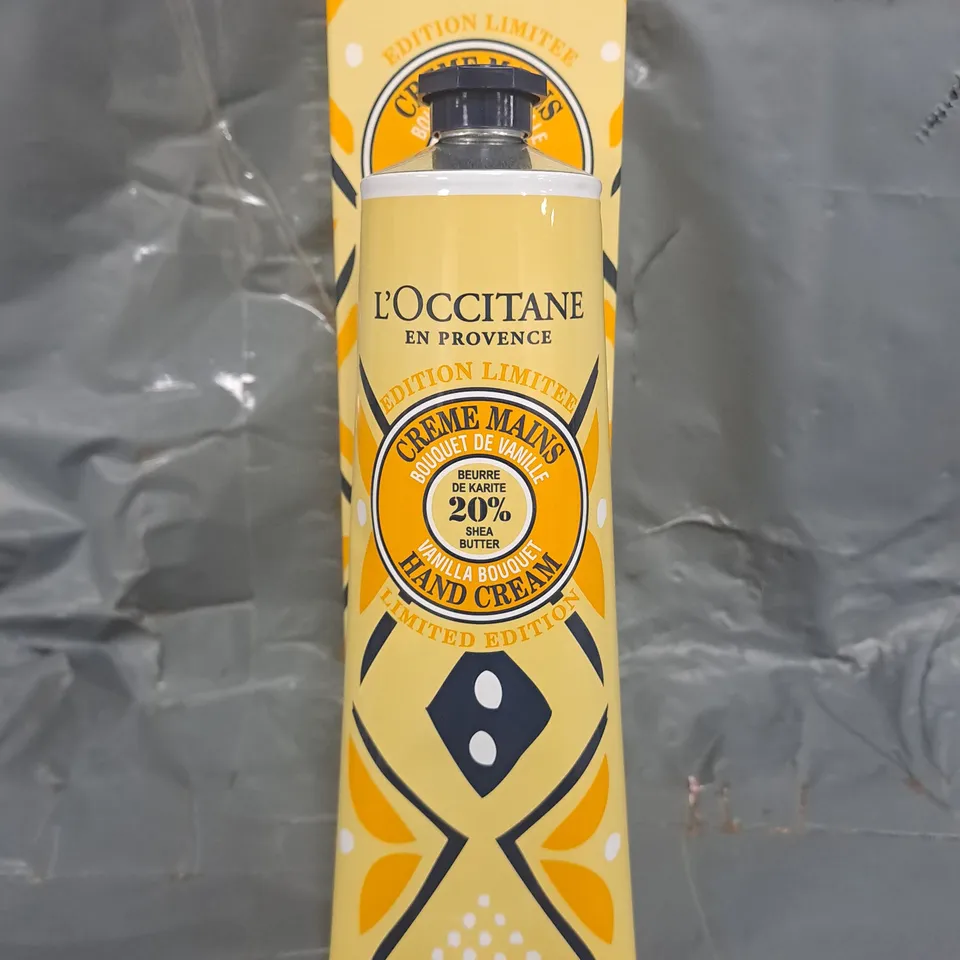 L'OCCITANE LIMITED EDITION VANILLA BOUQUET HAND CREAM (150ML)