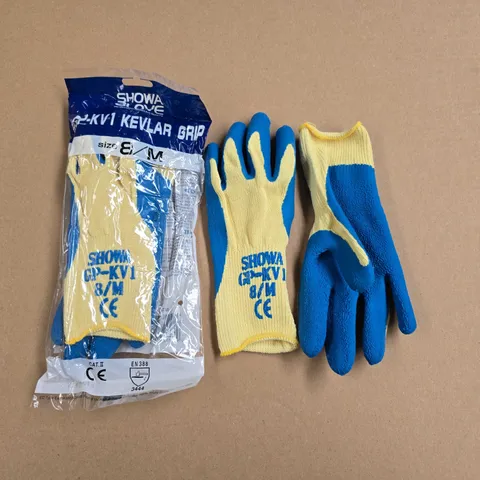 LOT OF APPROXIMATELY 12 BRAND NEW PAIRS OF SHOWA WORK GLOVES - 8/M