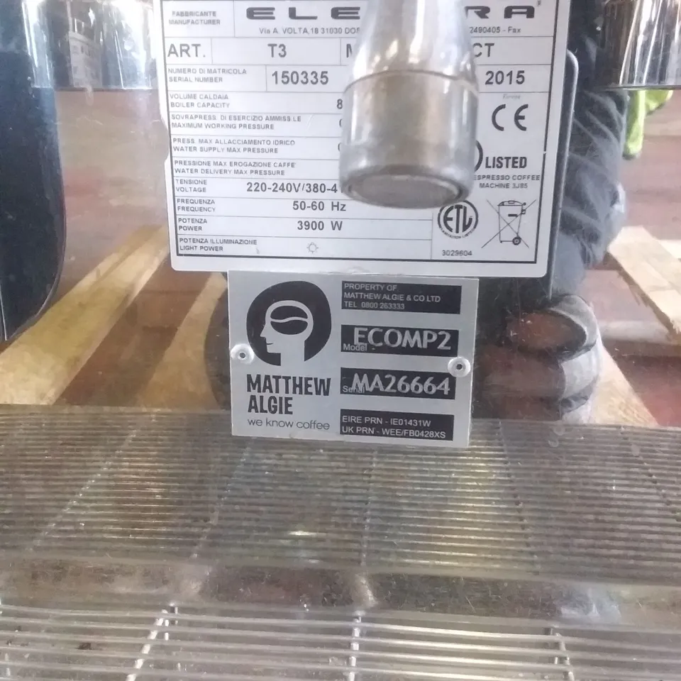 MATTHEW ALGIE ELEKTRA COFFEE MACHINE - EMCOMP2