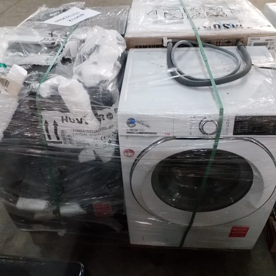 PALLET OF APPROXIMATELY 4 UNPROCESSED RAW RETURN WHITE GOODS TO INCLUDE;