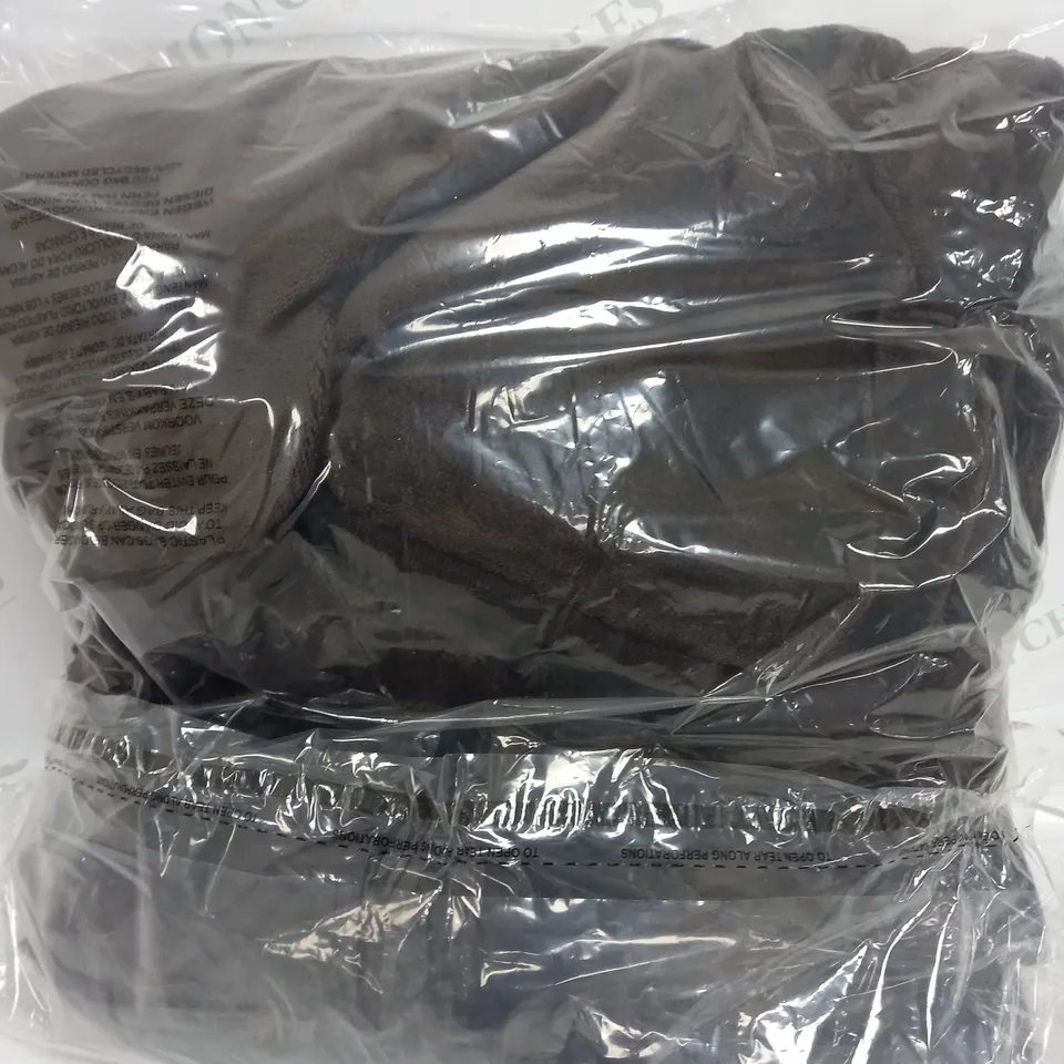 BOXED COZEE HOME FAUX FUR HEATED THROW IN CHOCOLATE