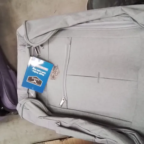 LUGG SINGLE TROLLEY SOFT CABIN BAG GREY 