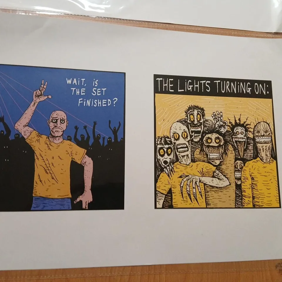 TWO ASSORTED GONE PLACE PRINTS