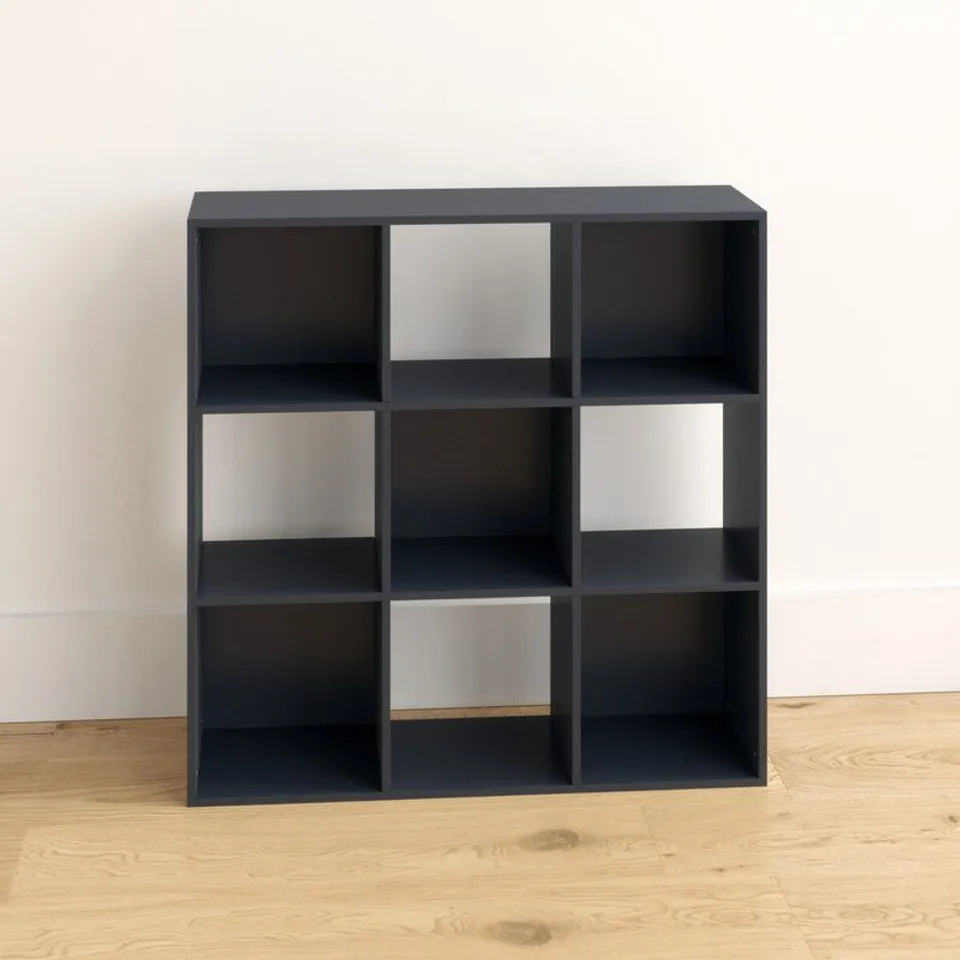 BOXED GONZALEZ BOOKCASE - BLACK (1 BOX)