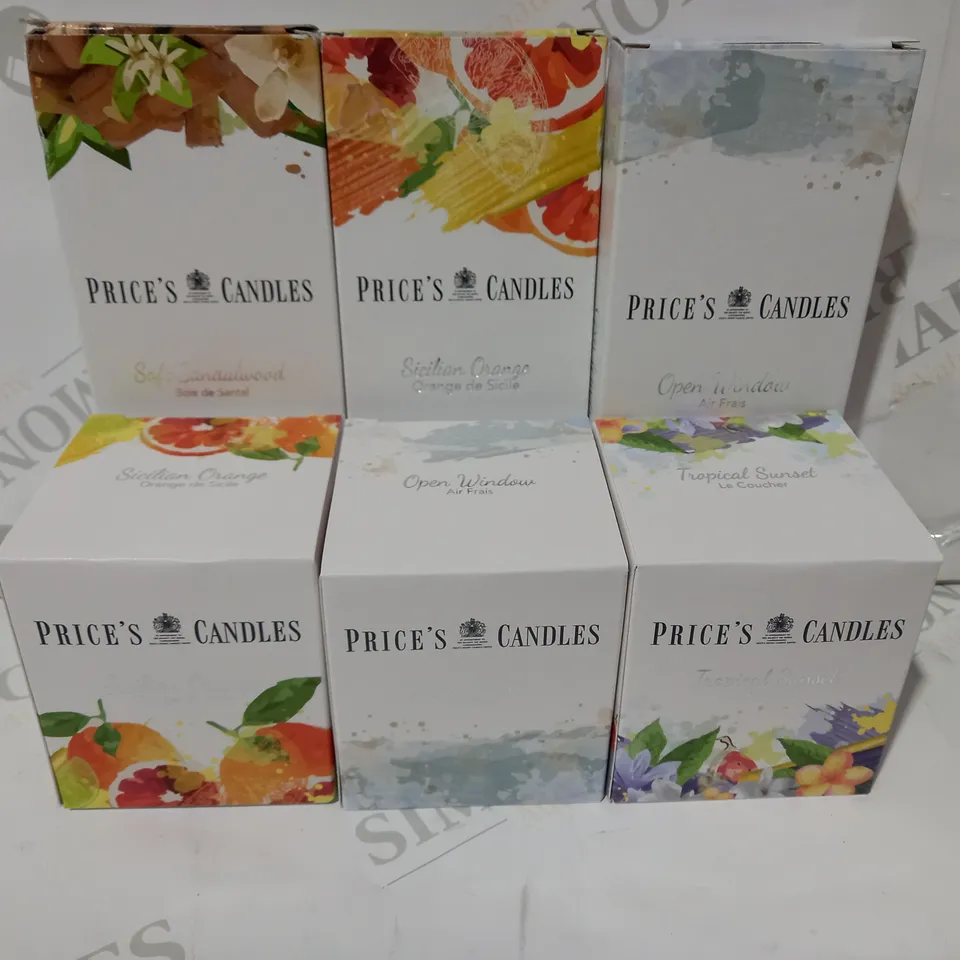 PRICE'S CANDLES SUMMER CANDLE SET