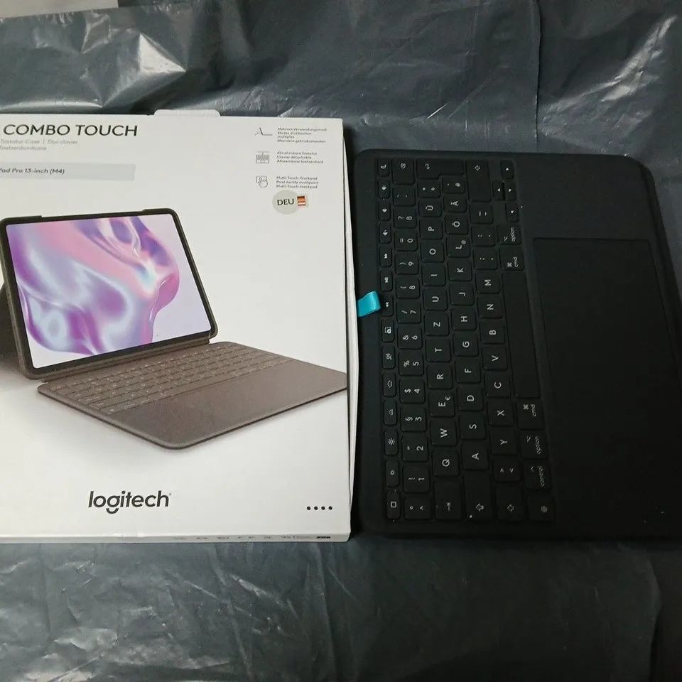 LOGITECH COMBO TOUCH KEYBOARD CASE FOR IPAD PRO 13-INCH (M4) – BOXED