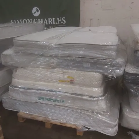 APPROX 6 X ASSORTED BAGGED AND UNBAGGED MATTRESSES. SIZES, BRANDS AND CONDITIONS VARY