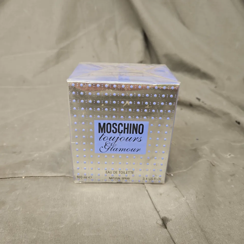 BOXED MOSCHINO TOUJOURS GLAMOUR EAU DE TOILETTE 100ML