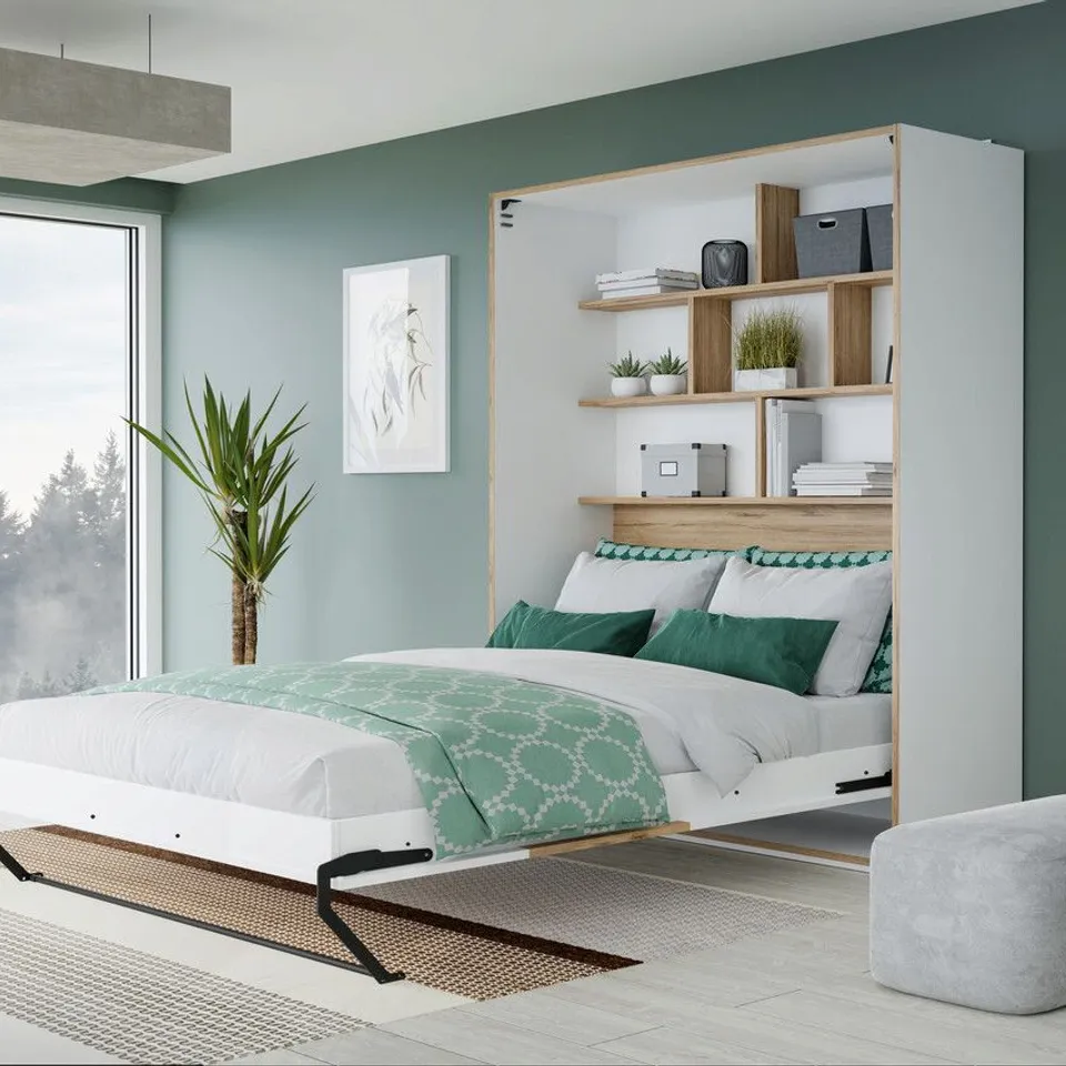 BRAND NEW BOXED FOLDABLE 157.4x200x215cm MURPHY BED (8 BOXES)