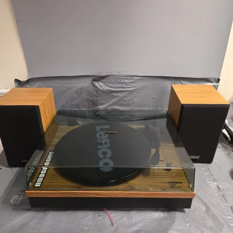 LENCO LS-300WD BLUETOOTH TURNTABLE WITH SPEAKERS