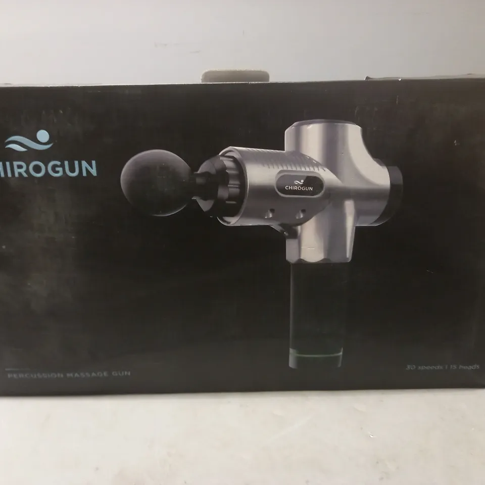 BOXED CHIROGUN PERCUSSION MASSAGE GUN