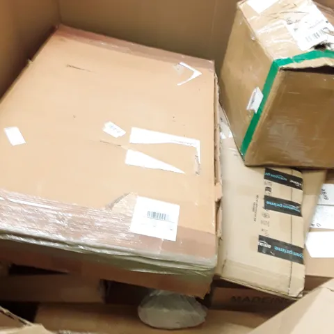 PALLET OF ASSORTED HOUSEHOLD GOODS AND PRODUCTS TO INCLUDE; BOXED FURNITURE ETC
