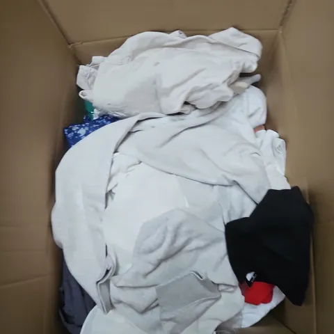 APPROXIMATELY 20 ASSORTED CLOTHING ITEMS IN VARIOUS SIZES, STYLES AND COLOURS