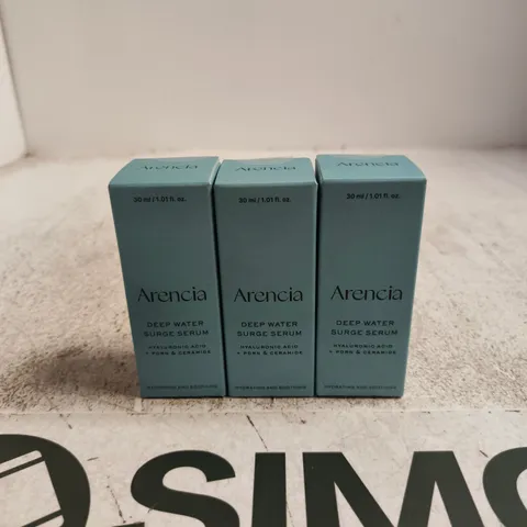 ARENCIA DEEP WATER SURGE SERUM – 30 ML, BOX OF 3