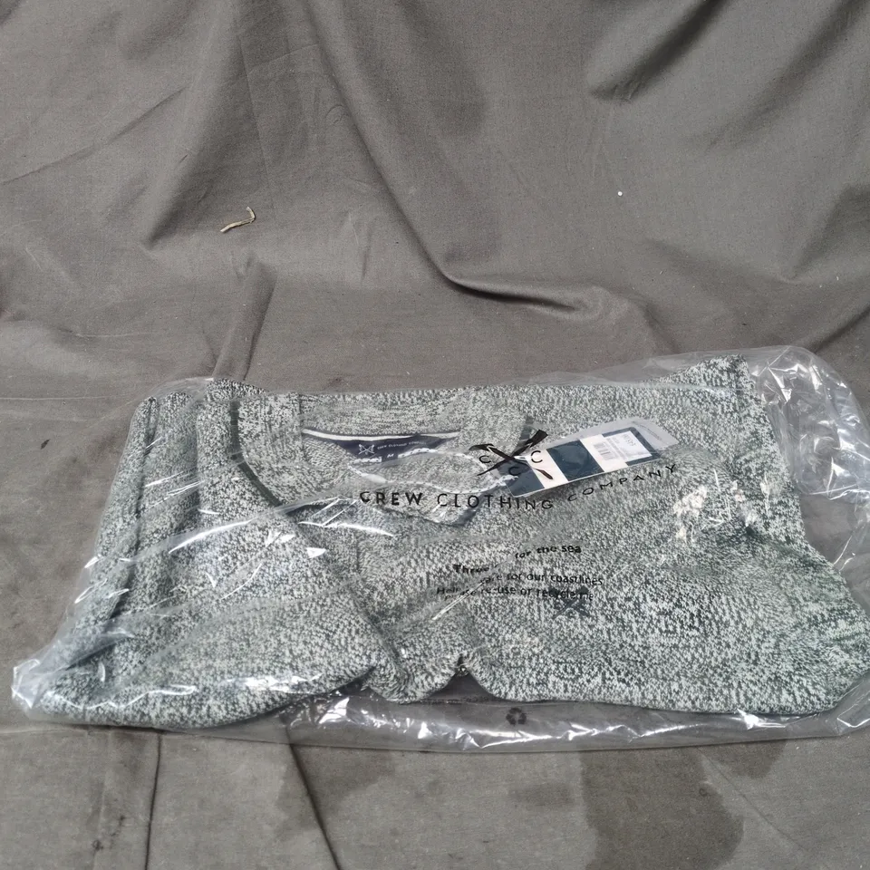 BAGGED CREW CLOTHING COMPANY KNITTED TEE DEEP FOREST MEDIUM 