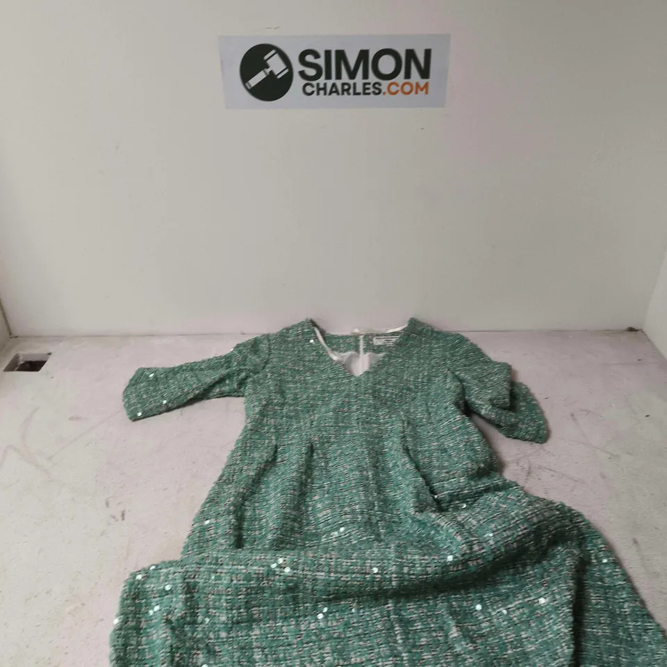HELENE BERMAN LONDON SEQUIN DRESS, UK SIZE 12