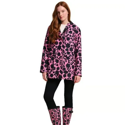 REGATTA WOMENS ORLA KIELY SWING WATERPROOF JACKET PINK FLORAL SIZE 8