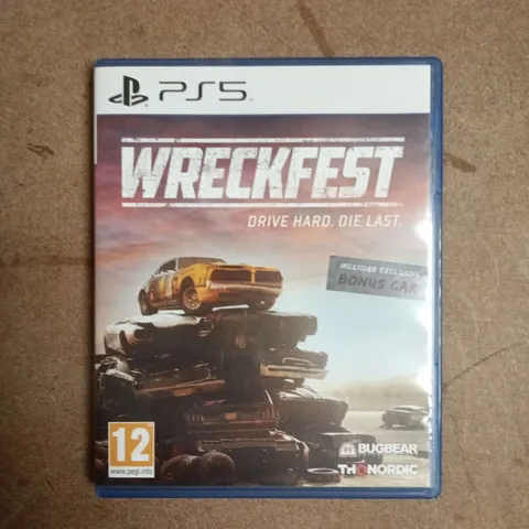 WRECKFEST PLAYSTATION 5 VIDEO GAME