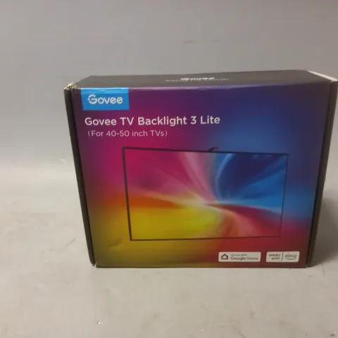 BOXED AND SEALED GOVEE TV BACKLIGHT 3 LITE 