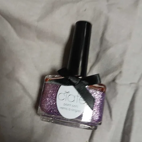 BOX OF APPROXIMATELY 162 CIATÉ LONDON HELTER-SKELTER NAIL POLISH – PURPLE GLITTER, 13.5 ML-NO EXPIRY DATE SHOWN 
