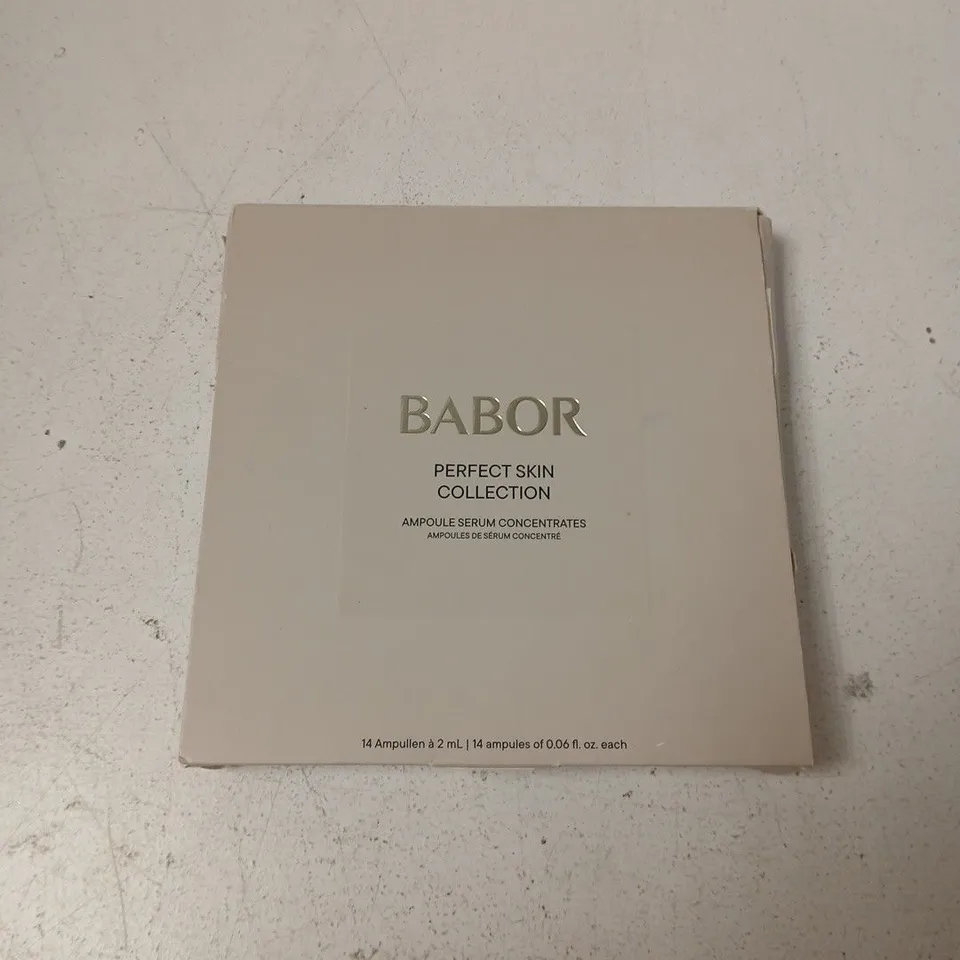 BABOR PERFECT SKIN COLLECTION – AMPOULE SERUM CONCENTRATES, 14 × 2 ML, BOXED