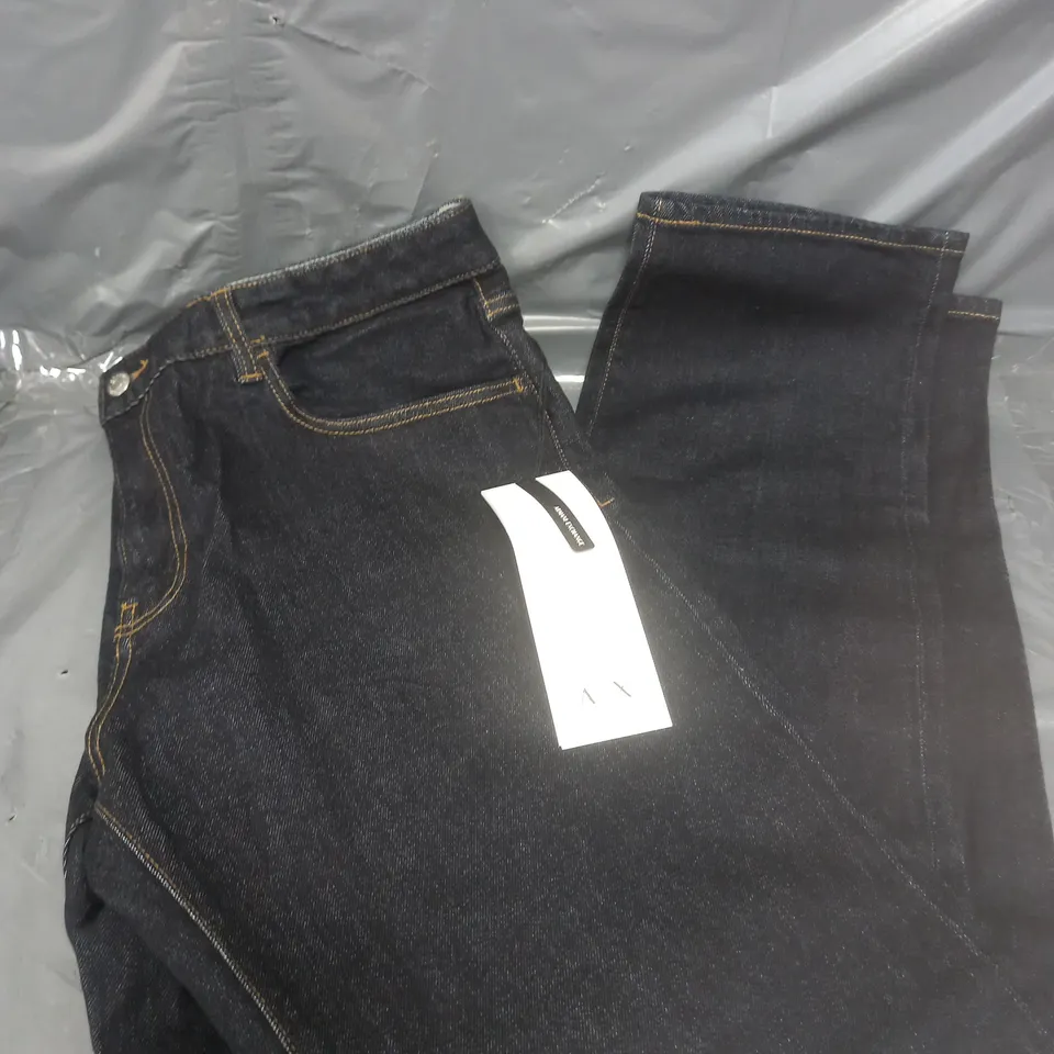 ARMANI EXCHANGE STRAIGHT FIT JEAN - INDIGO SIZE 38R   RRP £110