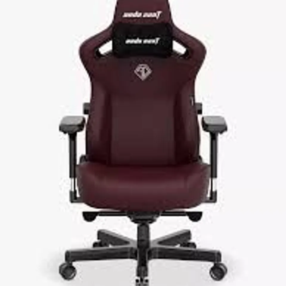 BOXED ANDASEAT KAISER SERIES 3 PREMIUM GAMING CHAIR MAROON RRP £399.99