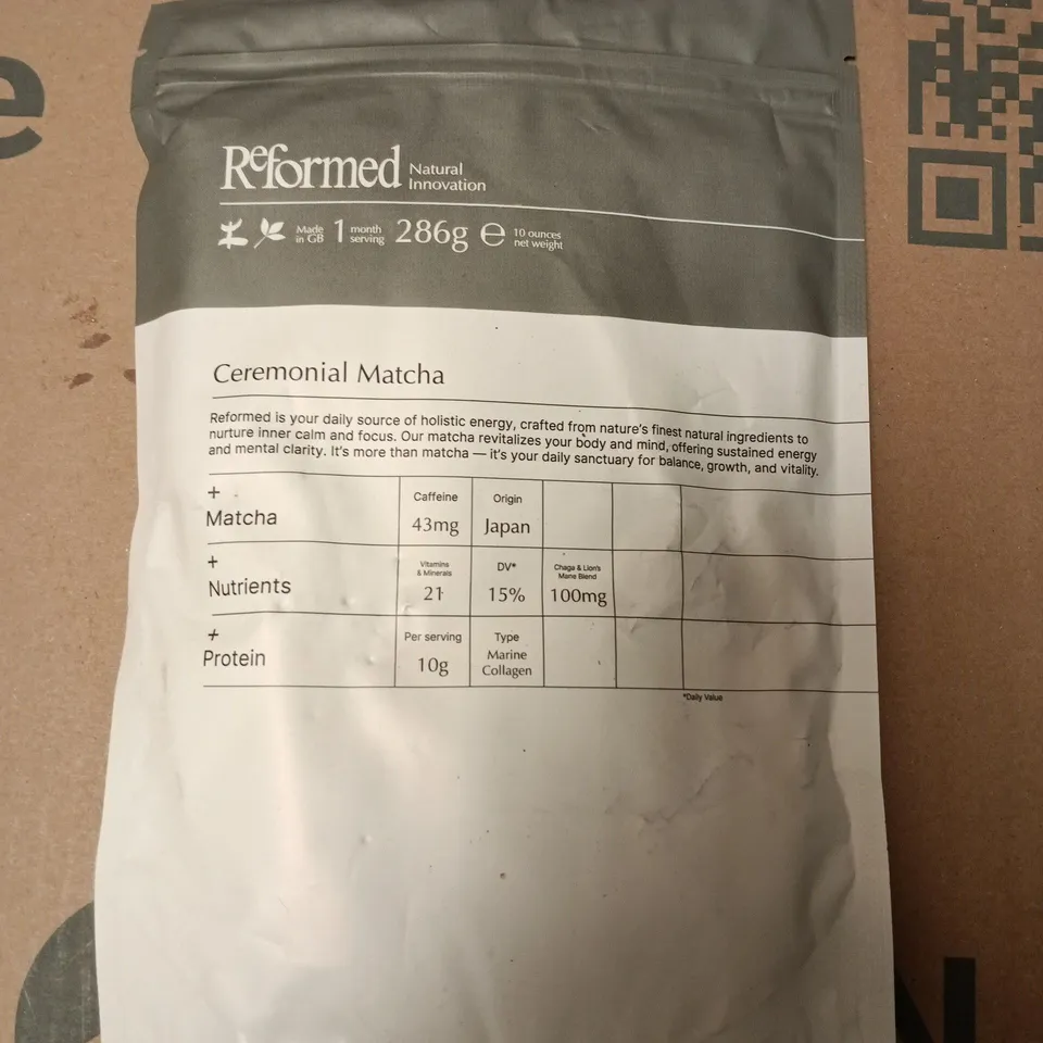 REFORMED CEREMONIAL MATCHA TEA POWDER – 286G 