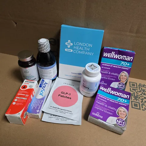 APPROXIMATELY 15 ASSORTED VITAMIN/HEALTH AID PRODUCTS TO INCLUDE CYTOPLAN WOMENS WHOLEFOOD MULTI, HYCOSAN EXTRA, VITANMN NMN, ETC - COLLECTION ONLY